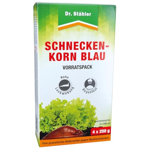 Dr. Stähler Schneckenkorn Blau Vorratspack - 4 x 250 Gramm Dr. Stähler Schneckenkorn Blau Vorratspack - 4 x 250 Gramm von Dr. Stähler