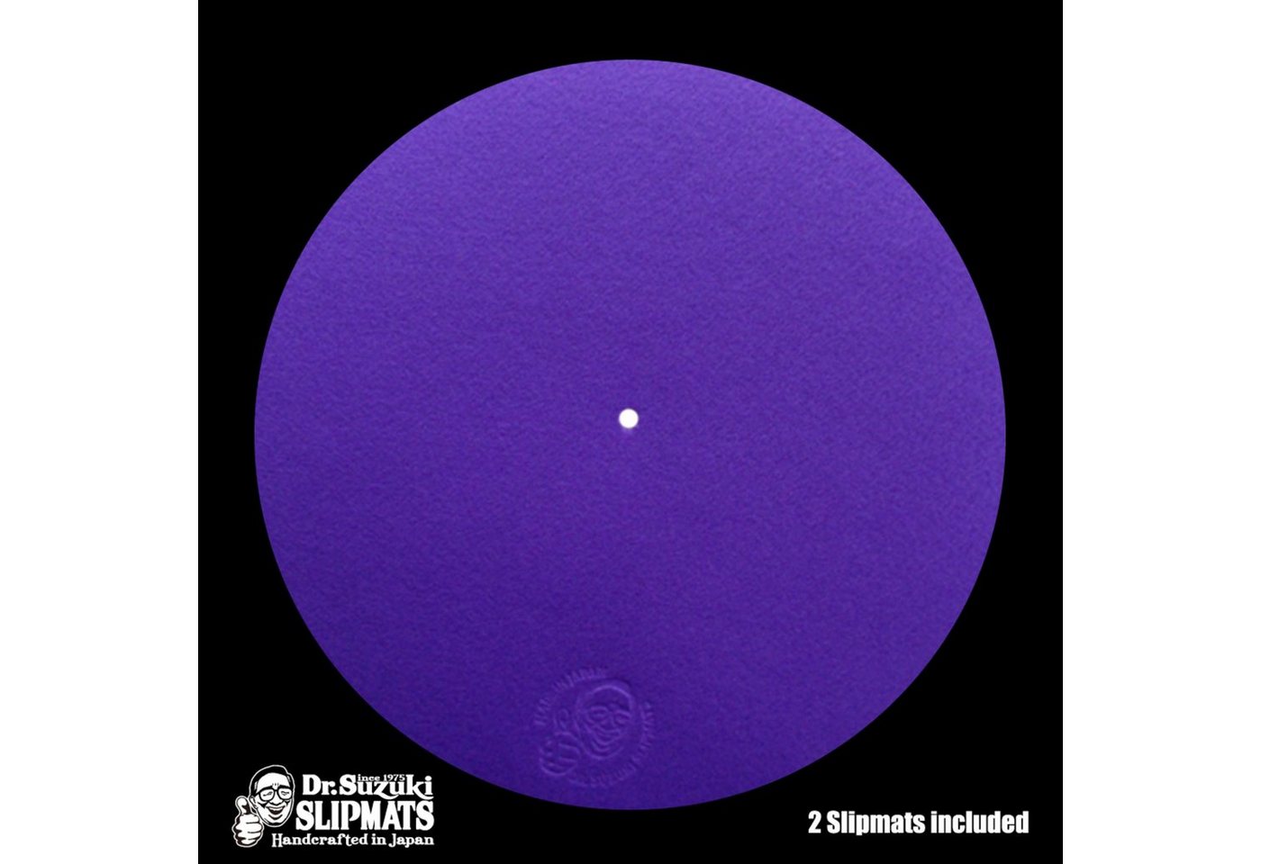 Dr. Suzuki Plattenspieler-Schutzhülle, 12" Mix-Edition Slipmat purple (paar) - Slipmat für Plattenspieler von Dr. Suzuki