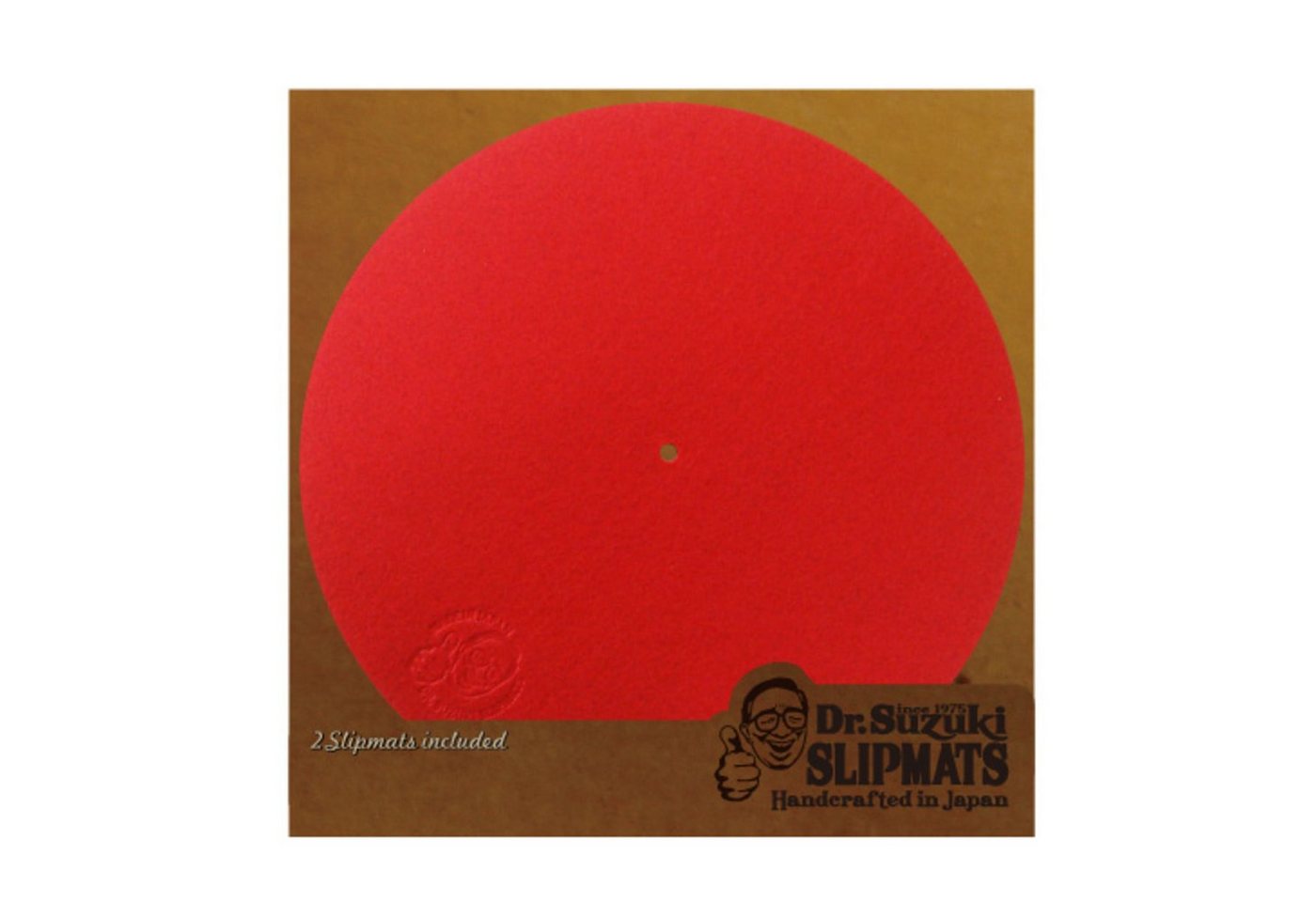 Dr. Suzuki Plattenspieler-Schutzhülle, 12 Mix Edition Slipmats red (paar) - Slipmat für Plattenspieler" von Dr. Suzuki