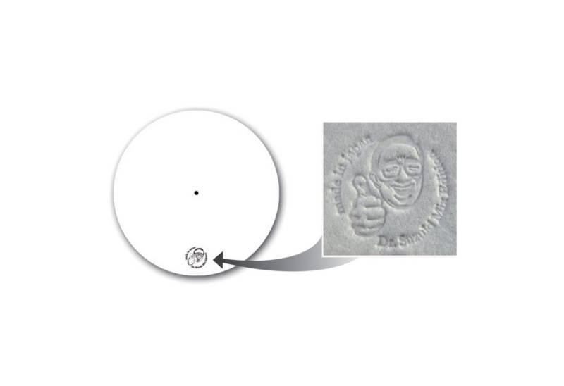 Dr. Suzuki Plattenspieler-Schutzhülle, 12" Mix Edition Slipmats white (paar) - Slipmat für Plattenspieler von Dr. Suzuki