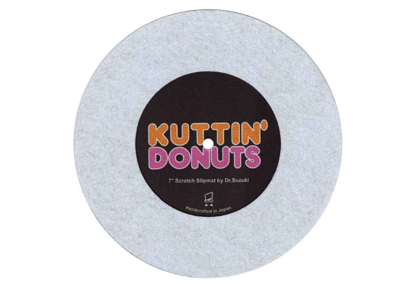 Dr. Suzuki Plattenspieler-Schutzhülle, 7 Kuttin Donuts Slipmat - white - Slipmat für Plattenspieler" von Dr. Suzuki