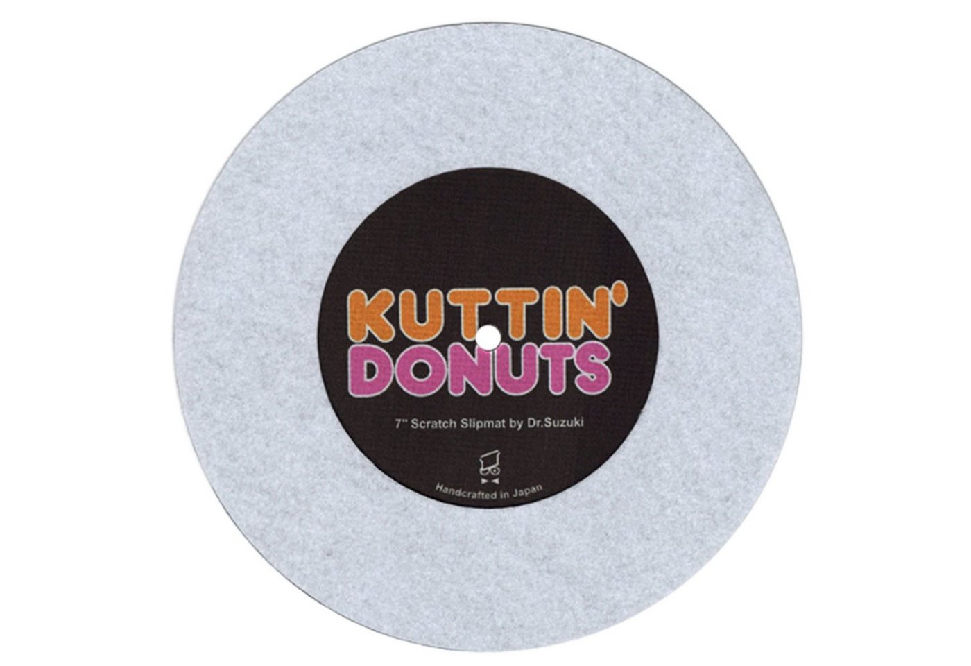 Dr. Suzuki Plattenspieler-Schutzhülle, 7" Kuttin Donuts Slipmat - white - Slipmat für Plattenspieler Dr. Suzuki Plattenspieler-Schutzhülle, 7" Kuttin Donuts Slipmat - white - Slipmat für Plattenspieler von Dr. Suzuki