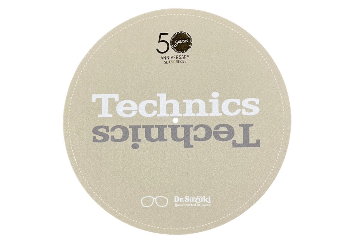 Dr. Suzuki Plattenspieler-Schutzhülle, X Technics 12" 50th Limited Edition, beige - Slipmat für von Dr. Suzuki