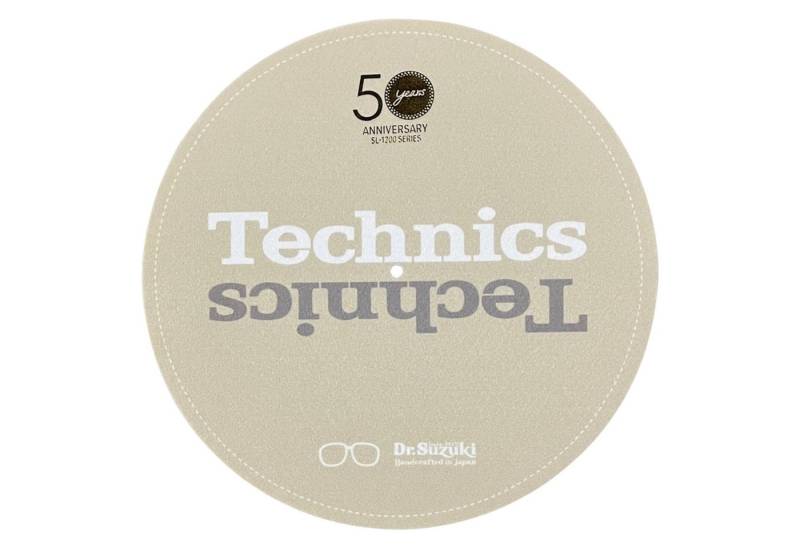 Dr. Suzuki Plattenspieler-Schutzhülle, X Technics 12" 50th Limited Edition, beige - Slipmat für von Dr. Suzuki