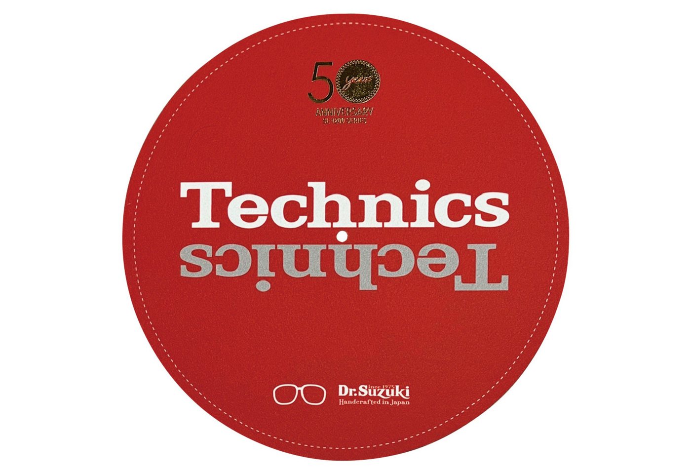 Dr. Suzuki Plattenspieler-Schutzhülle, X Technics 12" 50th Limited Edition, red - Slipmat für Dr. Suzuki Plattenspieler-Schutzhülle, X Technics 12" 50th Limited Edition, red - Slipmat für von Dr. Suzuki