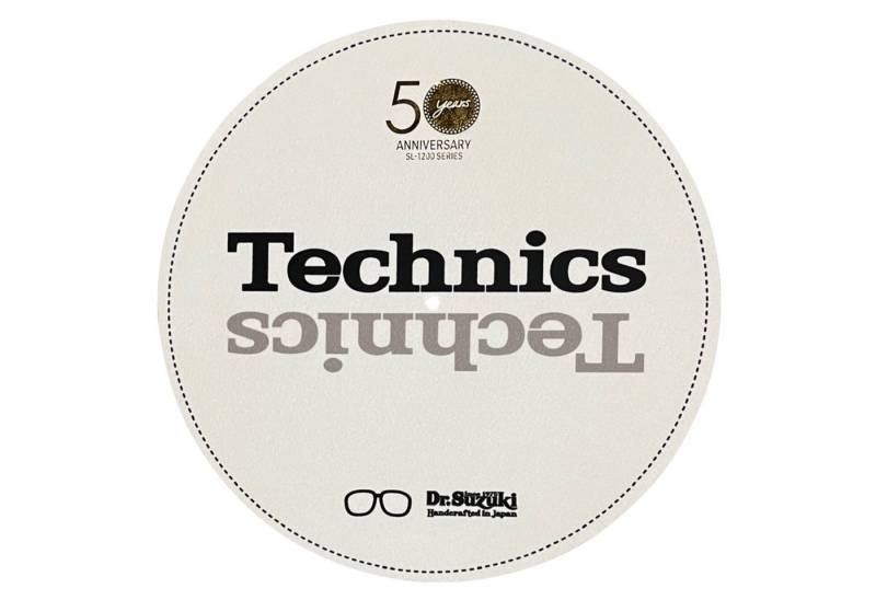 Dr. Suzuki Plattenspieler-Schutzhülle, X Technics 12" 50th Limited Edition, white - Slipmat für von Dr. Suzuki