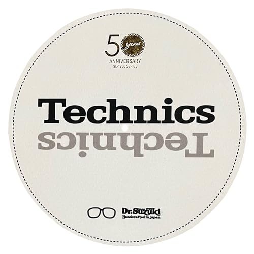 Dr. Suzuki X 12" 50th Limited Edition, white - Slipmat für Plattenspieler von Dr. Suzuki