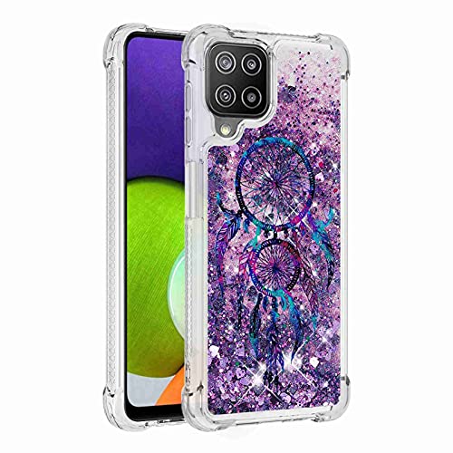 Draamvol Für iPhone 13 Pro Hülle Glitzern Schutzhülle Girly Bling Stoßfest Gummi Stoßstange Cover 3D Transparent Flipcase Klarhülle für iPhone 13 Pro Handyhülle,Glocke von Draamvol