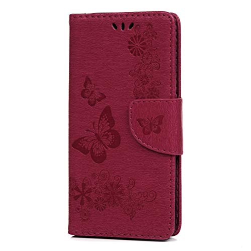 Draamvol Handyhülle für Samsung A52/A52S Hülle Schmetterling Flip Wallet Tasche Handytasche Schutzhülle Blumen Klapptasche Handy Schale mit Samsung Galaxy A52/A52S Rot Draamvol Handyhülle für Samsung A52/A52S Hülle Schmetterling Flip Wallet Tasche Handytasche Schutzhülle Blumen Klapptasche Handy Schale mit Samsung Galaxy A52/A52S Rot von Draamvol