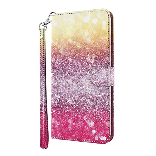 Draamvol Kompatibel mit iPhone 11 Hülle 3D PU Leder iPhone 11 Handyhülle Flip Brieftasche Tasche Cover Schutzhülle Kartenfach Holster TPU Stoßstange für iPhone 11 Case,Bunt von Draamvol