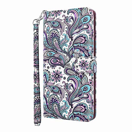 Draamvol Kompatibel mit iPhone SE 2022 Hülle iPhone 8 Hülle iPhone SE 2020 Hülle iPhone 7 Hülle, 3D Leder iPhone SE 2022 Handyhülle Flipcase Brieftasche Leder Schutzhülle Kartenfach Holster, Mandala von Draamvol