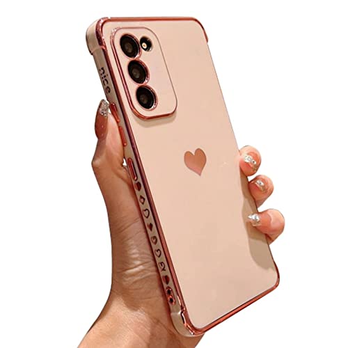 Draamvol Samsung S20 FE Hülle Silikon Galaxy S20 FE Handyhülle Stoßfest TPU Stoßstange Ultradünne Kratzfest Slim Fit Anti Scratch Seite Herz Back Case Schutzhülle für Samsung Galaxy S20 FE, Rosa Draamvol Samsung S20 FE Hülle Silikon Galaxy S20 FE Handyhülle Stoßfest TPU Stoßstange Ultradünne Kratzfest Slim Fit Anti Scratch Seite Herz Back Case Schutzhülle für Samsung Galaxy S20 FE, Rosa von Draamvol