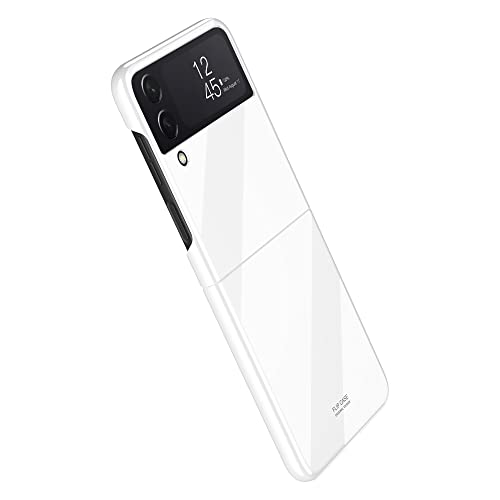 Draamvol Samsung Z Flip 4 Hülle Flipcase Farbe Ultradünne Schutzhülle Silikon Stoßstange Rückseite Anti Fall Airbag Stoßfest Schlanke Rückseite Handyhülle für Samsung Galaxy Z Flip 4, Weiß Draamvol Samsung Z Flip 4 Hülle Flipcase Farbe Ultradünne Schutzhülle Silikon Stoßstange Rückseite Anti Fall Airbag Stoßfest Schlanke Rückseite Handyhülle für Samsung Galaxy Z Flip 4, Weiß von Draamvol