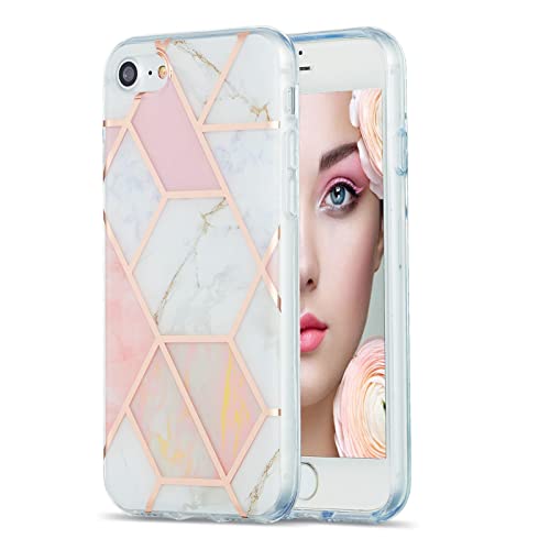 Draamvol iPhone SE 2022 Hülle iPhone 8 Hülle iPhone SE 2020 Hülle iPhone 7 Hülle IMD Marmor Silikon TPU Bumper Ultra Thin Slim Fit Anti-Scratch Back Cover für iPhone SE 2022 Handyhülle,Rosa Draamvol iPhone SE 2022 Hülle iPhone 8 Hülle iPhone SE 2020 Hülle iPhone 7 Hülle IMD Marmor Silikon TPU Bumper Ultra Thin Slim Fit Anti-Scratch Back Cover für iPhone SE 2022 Handyhülle,Rosa von Draamvol