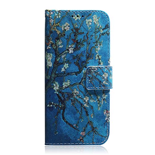 Für Motorola G10 Hülle Stoßfest MOTO G30 Hülle Silikon,PU Leder Hülle Flip Brieftasche Case Cover Schutzhülle für Motorola MOTO G10/G30 Handyhülle Schale mit Ständer Kartenfach Magnetisch,Blume von Draamvol