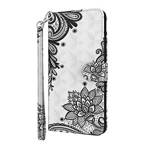 Kompatibel mit Samsung S23 Plus Hülle Flipcase 3D Leder Samsung Galaxy S23 Plus Handyhülle Klapphülle Brieftasche Tasche Schutzhülle Kartenfächer Holster, Diagonale von Draamvol