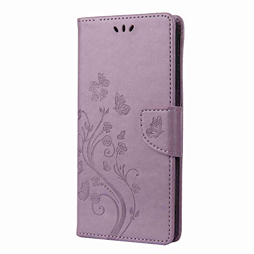 Kompatibel mit iPhone SE 2022 Hülle iPhone 8 Hülle SE 2020 Hülle iPhone 7 Hülle Flipcase Brieftasche Magnetverschluss Klapphülle Kartenfächer Schutzhülle Handyhülle für iPhone SE 2022 Helles Lila von Draamvol