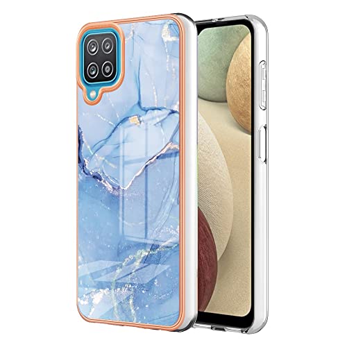 Samsung Galaxy A12 Hülle Silikon Samsung A12 Case Marmor TPU Stoßstange Ultradünner Kratzfester Slim Fit Anti Kratz Rückseite Hülle für Galaxy A12 Handyhülle, Blau Samsung Galaxy A12 Hülle Silikon Samsung A12 Case Marmor TPU Stoßstange Ultradünner Kratzfester Slim Fit Anti Kratz Rückseite Hülle für Galaxy A12 Handyhülle, Blau von Draamvol