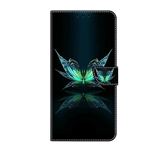 iPhone 13 Pro Max Hülle für iPhone 14 Pro Max Hülle Flipcase Leder Klapphülle Brieftasche Schutzhülle Kartenfächer Holster Handyhülle für iPhone 13 Pro Max/ 14 Pro Max, Reflexions Schmetterling iPhone 13 Pro Max Hülle für iPhone 14 Pro Max Hülle Flipcase Leder Klapphülle Brieftasche Schutzhülle Kartenfächer Holster Handyhülle für iPhone 13 Pro Max/ 14 Pro Max, Reflexions Schmetterling von Draamvol