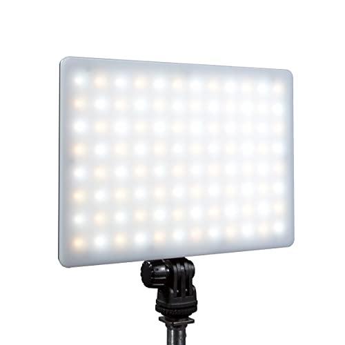 Dracast X Series LED240 Bi-Color On-Kamera Mini-Videoleuchte (15W) | App Steuerung | Dimmbar 0-100% | CRI & TLCI 96+ | NP-F Akku | Fotostudio | Video Beleuchtung von Dracast