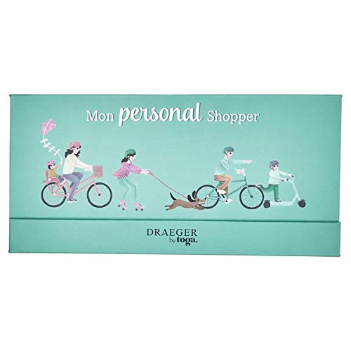 Draeger Paris – Personal Shopper – J'organise Mes Courses – Notizblock + Umschlag + Hardcover, magnetisch von Draeger Paris