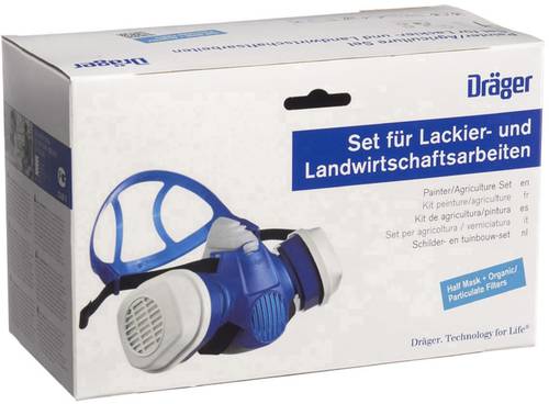 Dräger Lackierset X-plore 3300 in Größe M R57793 Atemschutz Halbmasken-Set Größe: M Dräger Lackierset X-plore 3300 in Größe M R57793 Atemschutz Halbmasken-Set Größe: M von Dräger