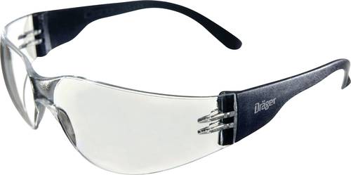 Dräger X-pect 8310 26795 Schutzbrille inkl. UV-Schutz Schwarz, Transparent von Dräger