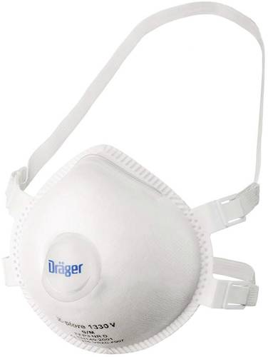 Dräger X-plore 1330V FFP3 3951217 Atemschutz Einweghalbmaske FFP3 5 St. EN 149:2001, EN 149:2009 DI Dräger X-plore 1330V FFP3 3951217 Atemschutz Einweghalbmaske FFP3 5 St. EN 149:2001, EN 149:2009 DI von Dräger