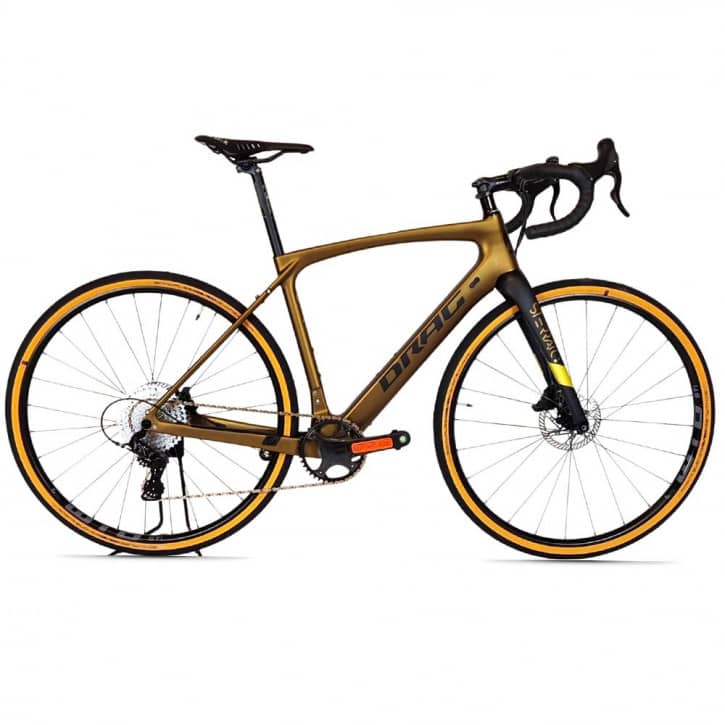 Drag Sterrato CF 7.0 EKAR-13 gold black 2022 - RH-L von Drag Bicycles