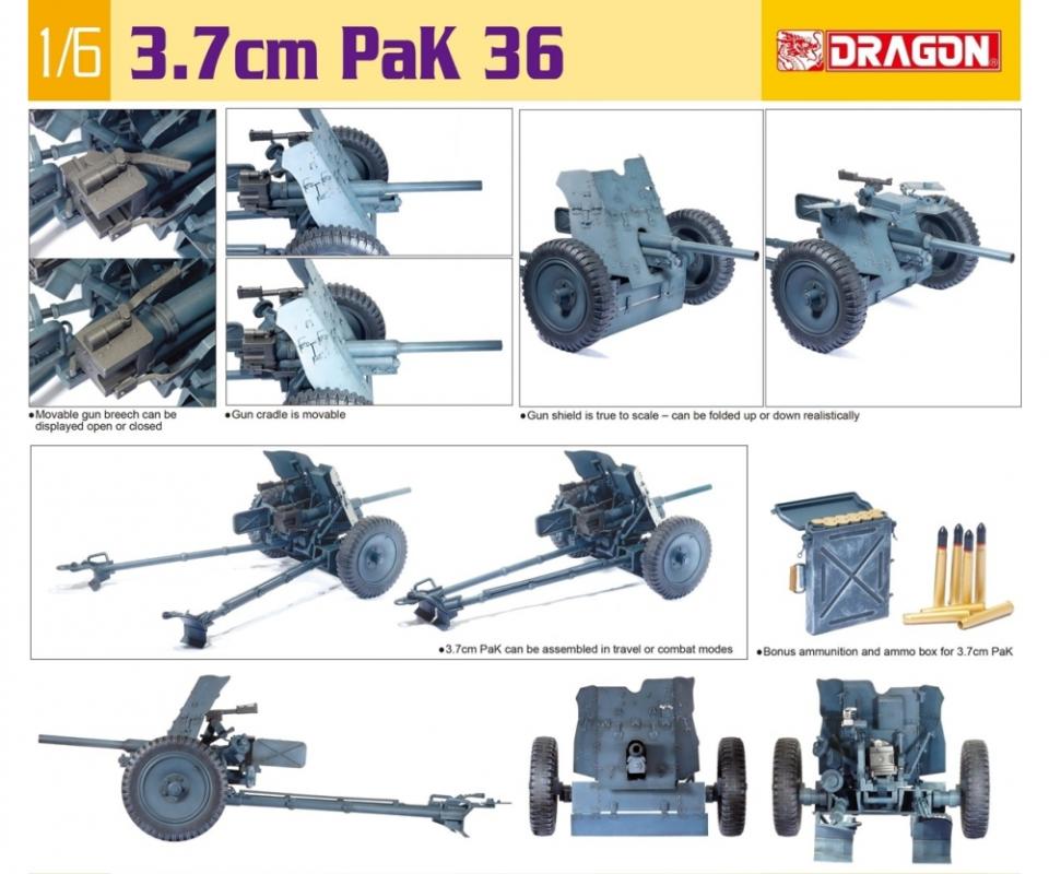 3.7cm PaK 36 von Dragon