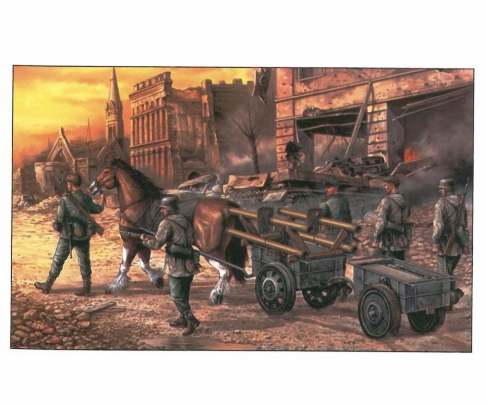 8.8 cm Panzerschreck Infanterkarren 8.8 cm Panzerschreck Infanterkarren von Dragon