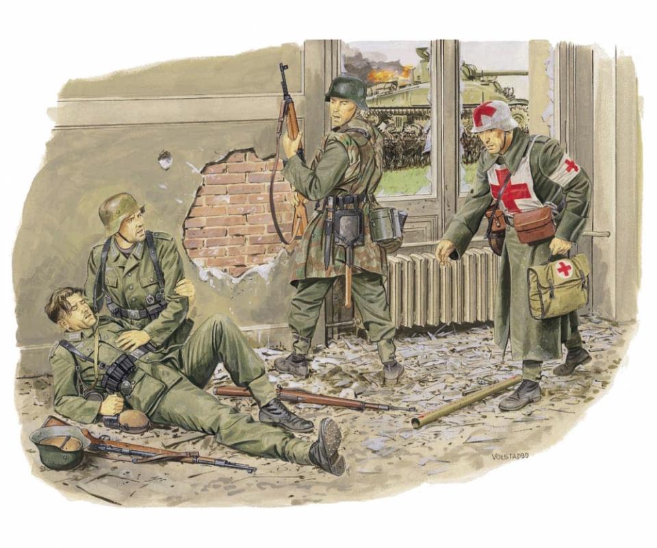 Gefallener Kamerad 1944 - Figurenset Gefallener Kamerad 1944 - Figurenset von Dragon