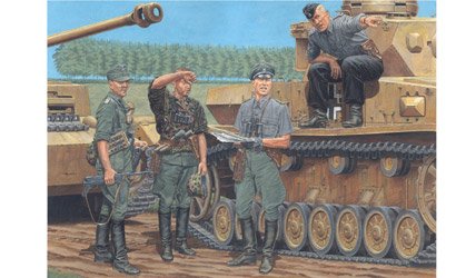 German Officers Kursk 1943 von Dragon