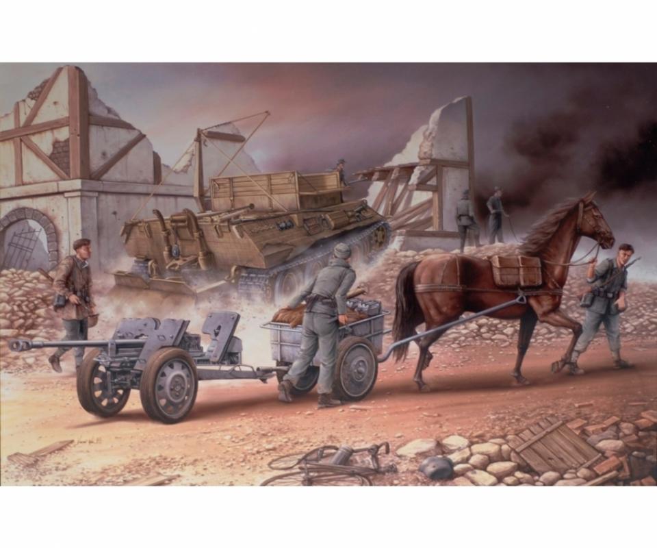 Horse-Drawn 2,8cm sPzB41 AT Gun & JFB Horse-Drawn 2,8cm sPzB41 AT Gun & JFB von Dragon