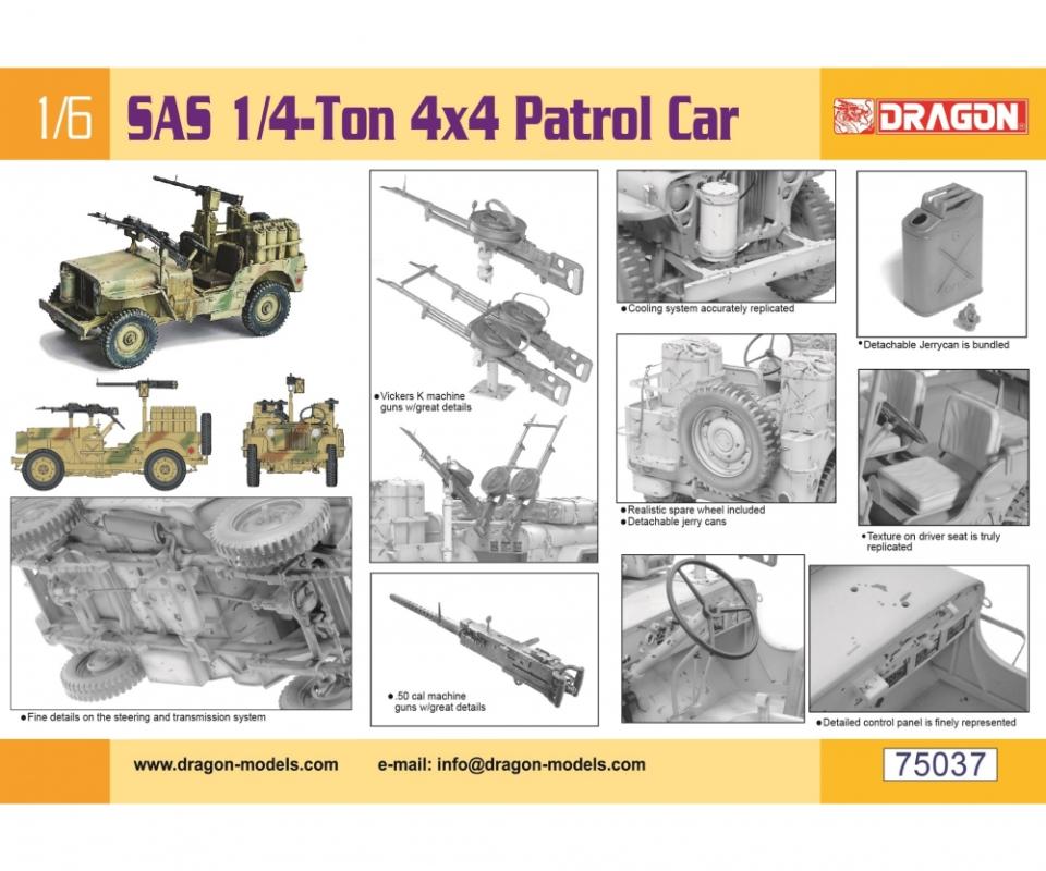 SAS 1/4-Ton 4x4 Patrol Car SAS 1/4-Ton 4x4 Patrol Car von Dragon
