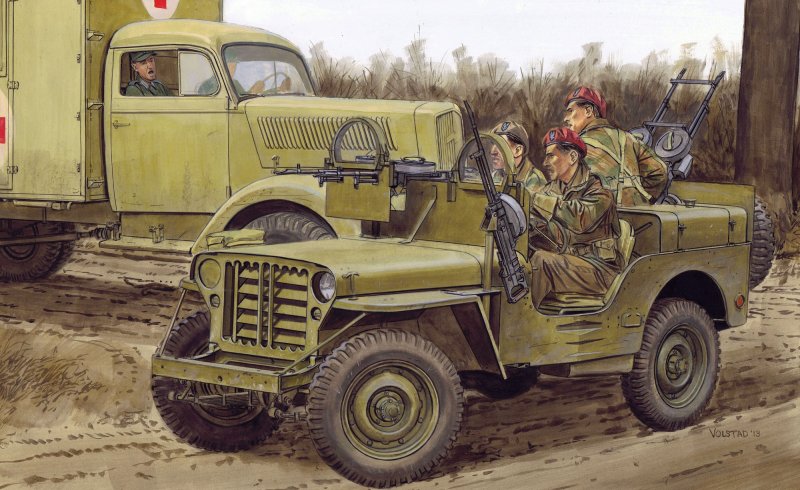 SAS Raider 4x4 Truck ETO 1944 + 2nd SAS Regiment von Dragon