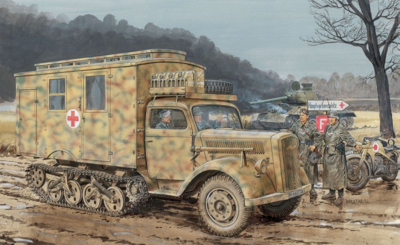 SD. KFZ. 3 Maultier Ambulance SD. KFZ. 3 Maultier Ambulance von Dragon