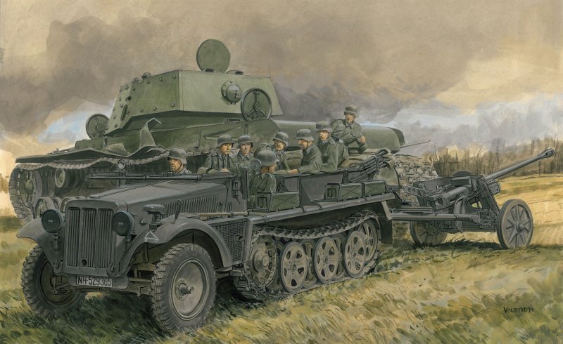 Sd. KFZ. 10 Ausf. A w/5cm PAK 38 Sd. KFZ. 10 Ausf. A w/5cm PAK 38 von Dragon