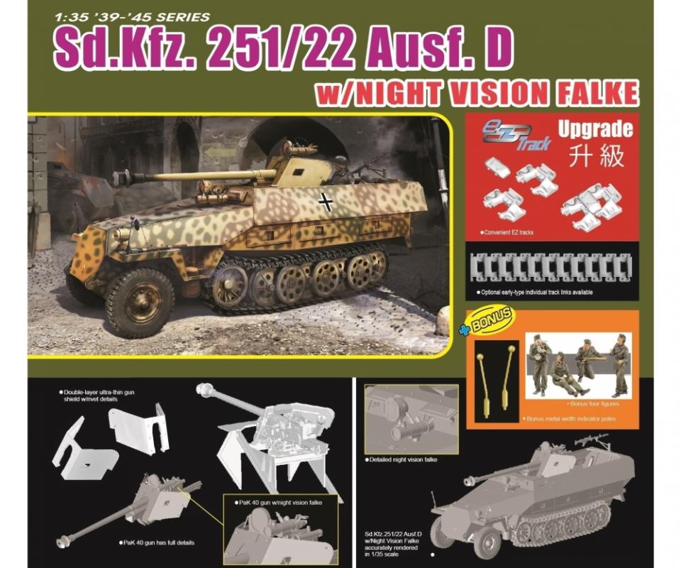 Sd.Kfz.251/22Ausf.Dw/NightVis.Falke Sd.Kfz.251/22Ausf.Dw/NightVis.Falke von Dragon
