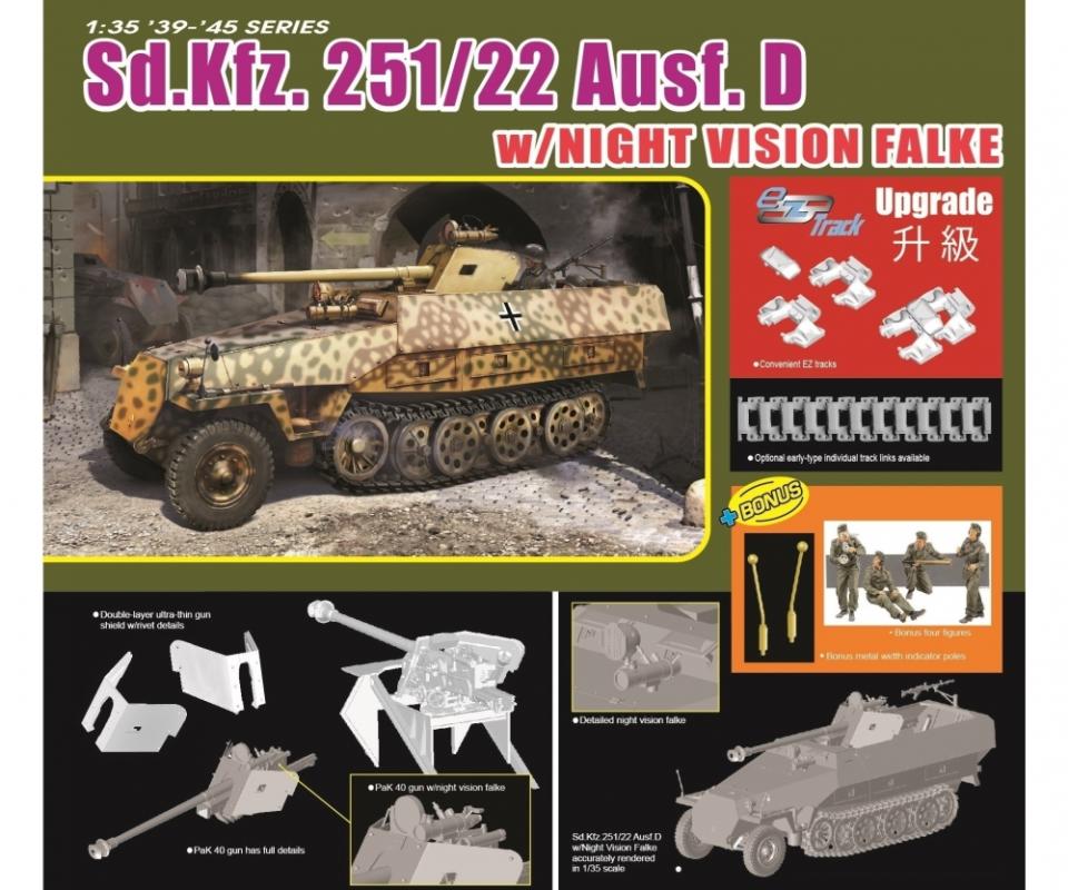 Sd.Kfz.251/22Ausf.Dw/NightVis.Falke von Dragon