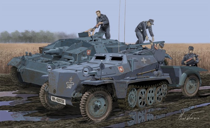Sd.Kfz.252 Munitionskraftwagen m. Sd.Ah.32/1 Trailer Sd.Kfz.252 Munitionskraftwagen m. Sd.Ah.32/1 Trailer von Dragon