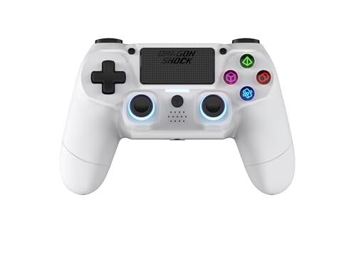 DragonShock Controller Mizar Wireless weiß PS4 von DragonShock