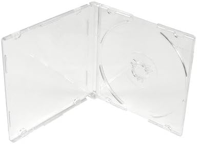 25 x transparente 8-cm-CD-DVD-Hüllen für kleine Mini-8-cm-Discs Aller Formate von DragonTrading