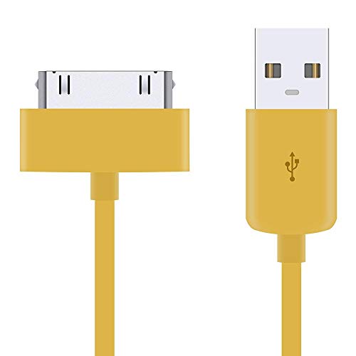 3 Stück 2 Meter extra lang gelb 30-Pin USB Daten Sync Ladekabel USB Daten Sync Kabel von DragonTrading