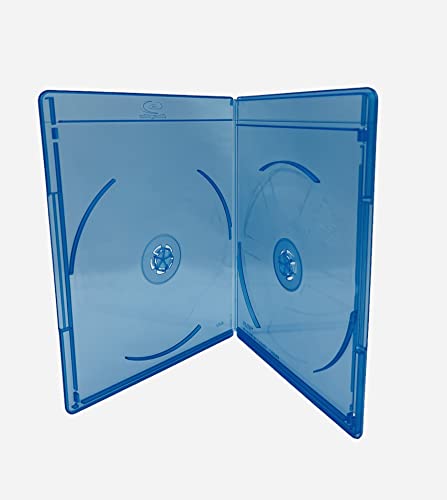 5 x Slim Double 6mm Spine CD DVD Blu Ray Disc Hülle - Ermöglicht die Aufbewahrung von 2 Discs in einem schlanken 6 mm Gehäuse, um Platz zu sparen. 5 x Slim Double 6mm Spine CD DVD Blu Ray Disc Hülle - Ermöglicht die Aufbewahrung von 2 Discs in einem schlanken 6 mm Gehäuse, um Platz zu sparen. von DragonTrading