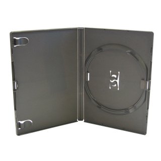 AMARAY DVD Hülle, Hüllen schwarz für 1 Disc 14mm - 25 Stück von DragonTrading