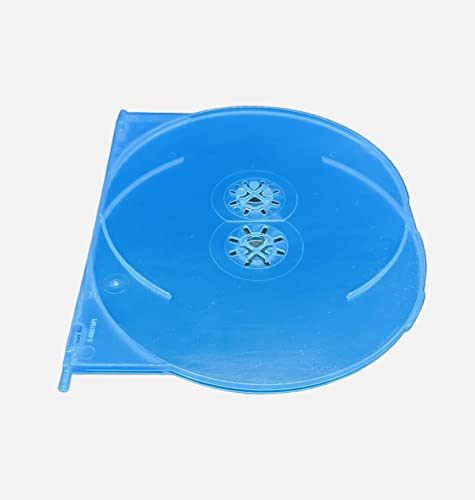 Amaray Doppel-Blu-Ray-Tabletts – passt in Amaray Blu Ray Hüllen, um zusätzliche zwei Discs zu ermöglichen, 50 Stück von DragonTrading