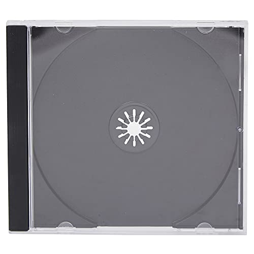 CD/DVD Jewel 10,4 mm Hüllen für 1 Disc mit schwarzem Tray (25 Stück) Marken Dragon Trading® von DragonTrading