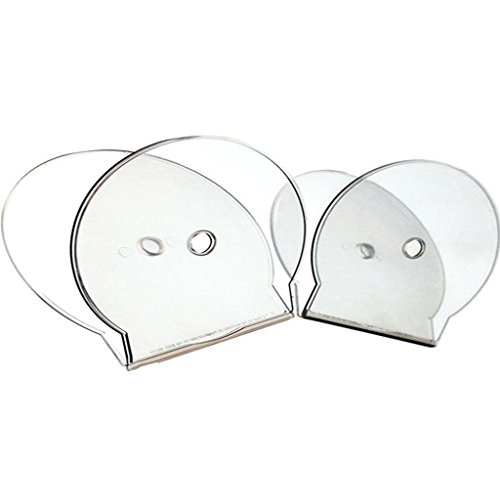 CD- / DVD-Hüllen für Doppel-CD, transparent, 25 Stück von DragonTrading