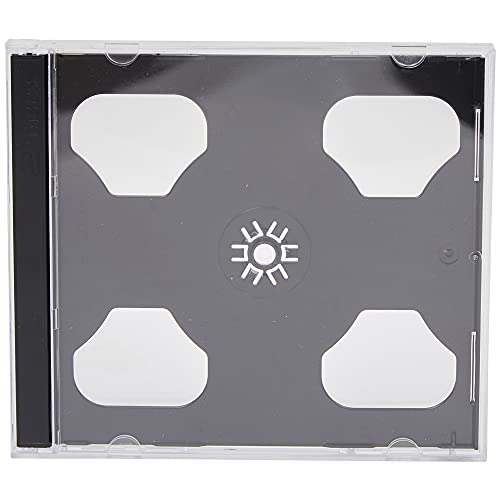 DVD Double Jewel Cases 10,4 mm für 2 Disc mit schwarzem Tray (100 Stück) Marken Dragon Trading® von DragonTrading